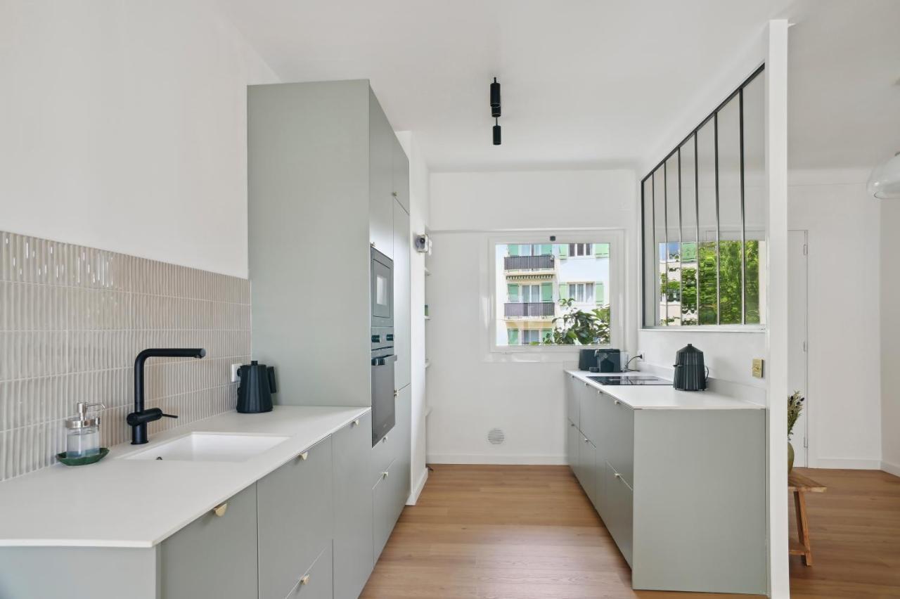 Designer Flat, Luxurious, Close From Palais, Terrasse, Private Garage, Air Conditoning Cannes Exterior foto