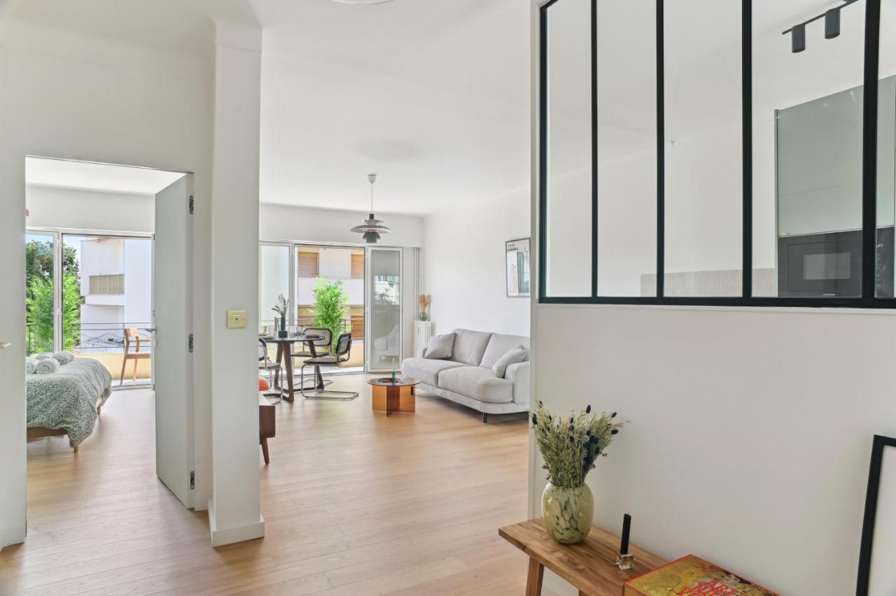 Designer Flat, Luxurious, Close From Palais, Terrasse, Private Garage, Air Conditoning Cannes Exterior foto